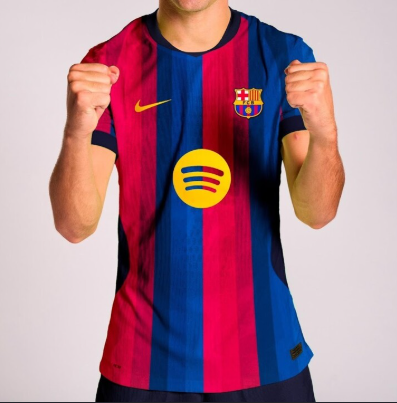 barcelona home shirt 26/27